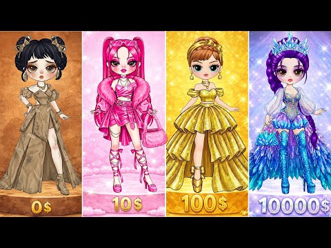 Huntrix Glow Up Prom Dresses Cardboard, Fluffy, Golden & Diamond Styles | DIY Fashion Paper Dolls
