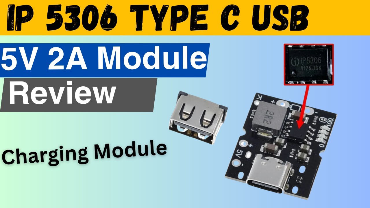 IP5306 5V 2A Boost Converter Module Explained | Type-C Power Solution Review