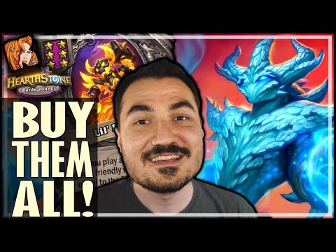 BUY EVERY ELEMENTAL = “STRATEGY” - Hearthstone Battlegrounds