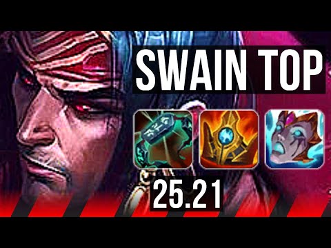 SWAIN vs MORDEKAISER (TOP) | 6 solo kills | EUW Diamond | 25.21