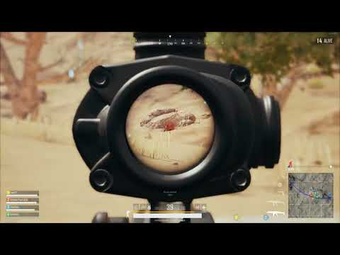 PUBG  Multi kill 4 man squad downed by grenade in endgame