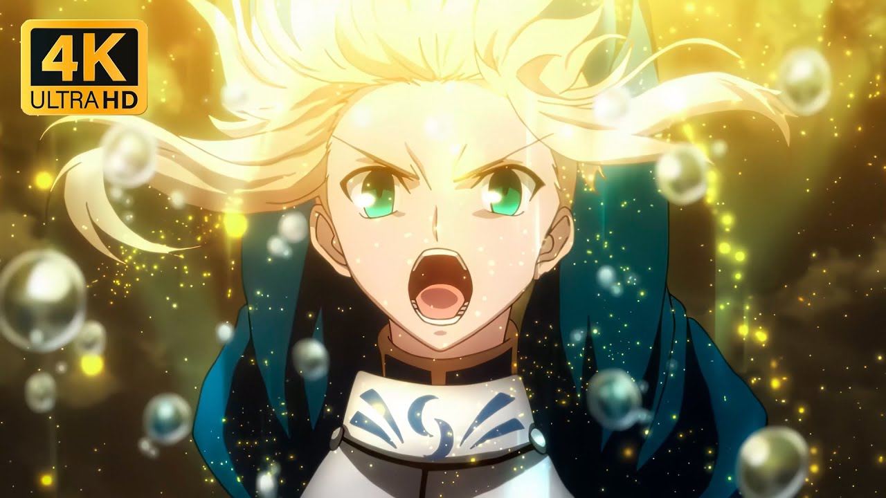 Saber Excalibur [4K] | Fate/Zero Season 2