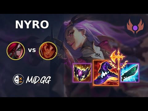 MID.GG: [ Nyro ] Katarina MID vs Taliyah | EUW MASTER | LOL Season 2025