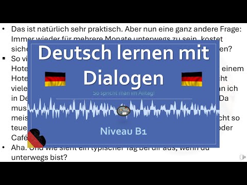 Dialoge für Niveau B1 - Deutsch im Alltag | 53 | #deutschlernen