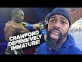 GARY RUSSELL JR QUESTIONS CRAWFORDS CHIN & DEFENSE; SAYS SPENCE IS TOO BIG & STRONG FOR HIM