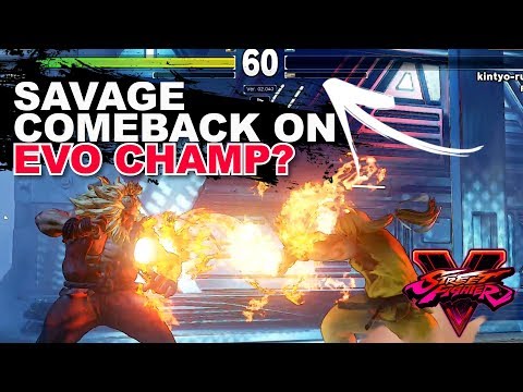 SFV * EVO CHAMP Tokido VS Highest Ranked Ken / FT3