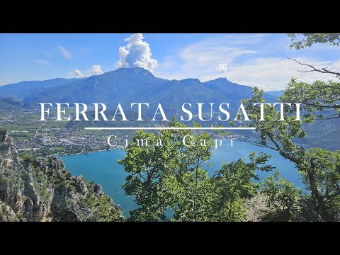 FERRATA SUSATTI a Cima Capi - Lago di Garda [4k]
