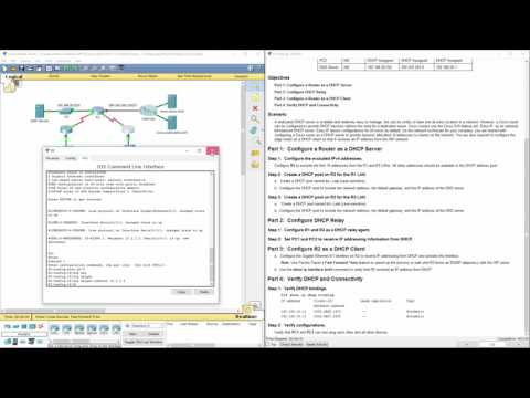 Cisco RnS - Lab 10.1.3.3 Packet Tracer - Configuring DHCPv4 Using Cisco IOS