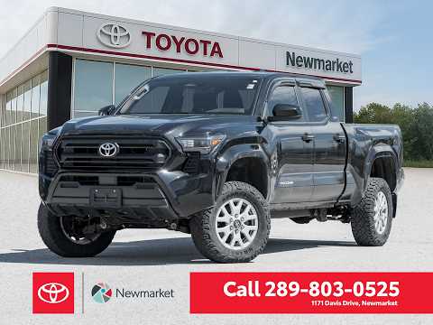 2024 Toyota Tacoma in Black for sale at Newmarket Toyota in Newmarket, ON