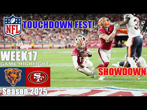 49ers vs. Chicago Bears WEEK 17 Full Game Highlights Today | NFL Season 2025