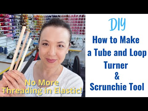 How to Make a Scrunchie DIY Tube Turner Tool - DIY Turn tubes FAST!