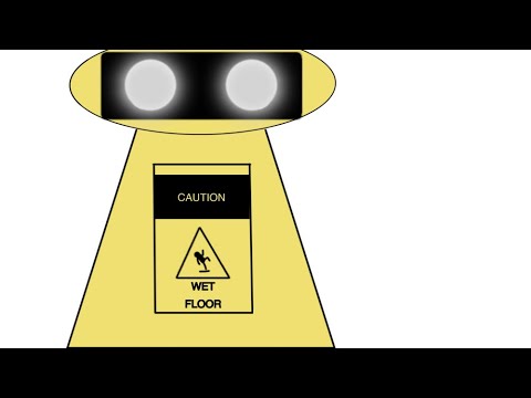 Wet Floor Bot Does A Dance