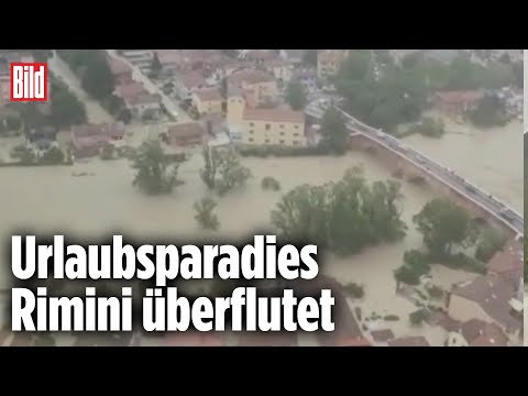 Wetter-Chaos an der Adria: Zwei Tote bei heftigen Überschwemmungen | Rimini