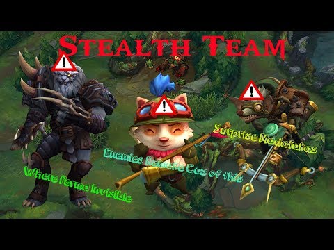 HOW TO WIN INSTANTLY IN LEAGUE OF LEGENDS? l Stealth Team Troll Montage  l