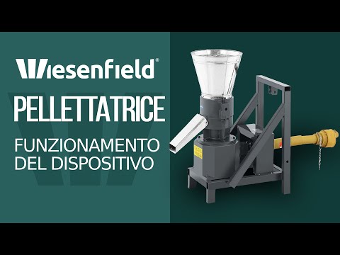 Video - Pellettatrice - Max. 400 kg/h - Ø 230 mm - 2 rulli