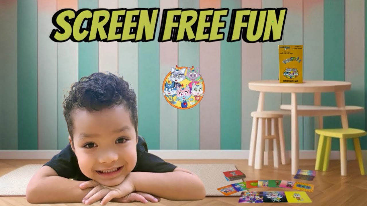 Screen Free Fun/ Unicatz Memory Match Card Game