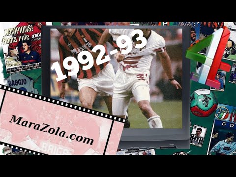 Channel 4 Football Italia Live 1992-93 Milan vs Torino_Peter Brackley