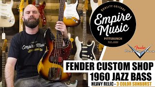 Video thumbnail for Fender Custom Shop 1960 Jazz Bass - EMPIRE MUSIC by Empire Music