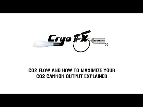 Co2 Flow And How To Maximize Your Co2 Cannon Output Explained  - CryoFX