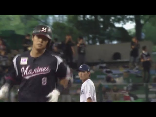 【2回表】マリーンズ・中村の4試合連続ヒットは同点アーチ!! 2017/7/11 L-M