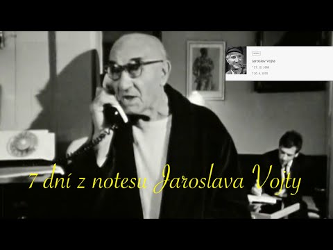 Sedm dní z notesu Jaroslava Vojty - medailon ❖ Nezapomenutelný herecký bard Národního divadla (1968)