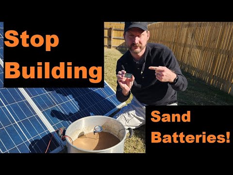 Stop Building Sand Batteries | Texas Prepper Projects