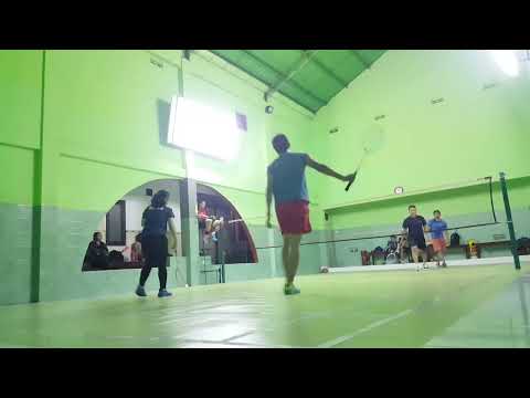 [TB183-1](Fattan/Monica) Vs (Trigas/Prima) | Yg Penting Badminton | 20230707Jumat