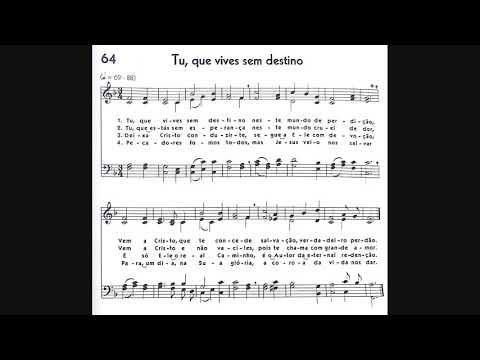 Hinário 5 CCB - Hino 064 - Tu, que vives sem destino - Strings - Teclado Yamaha PSR S670