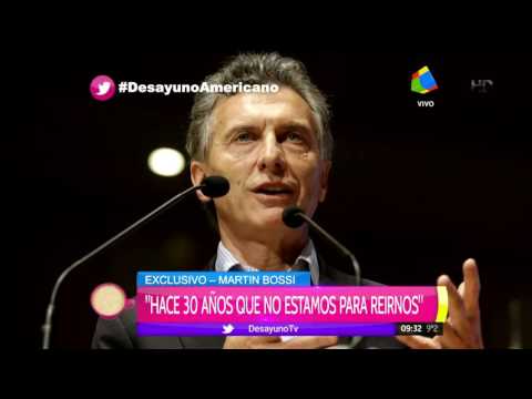 Martín Bossi se refirió a las imitaciones de Mauricio Macri