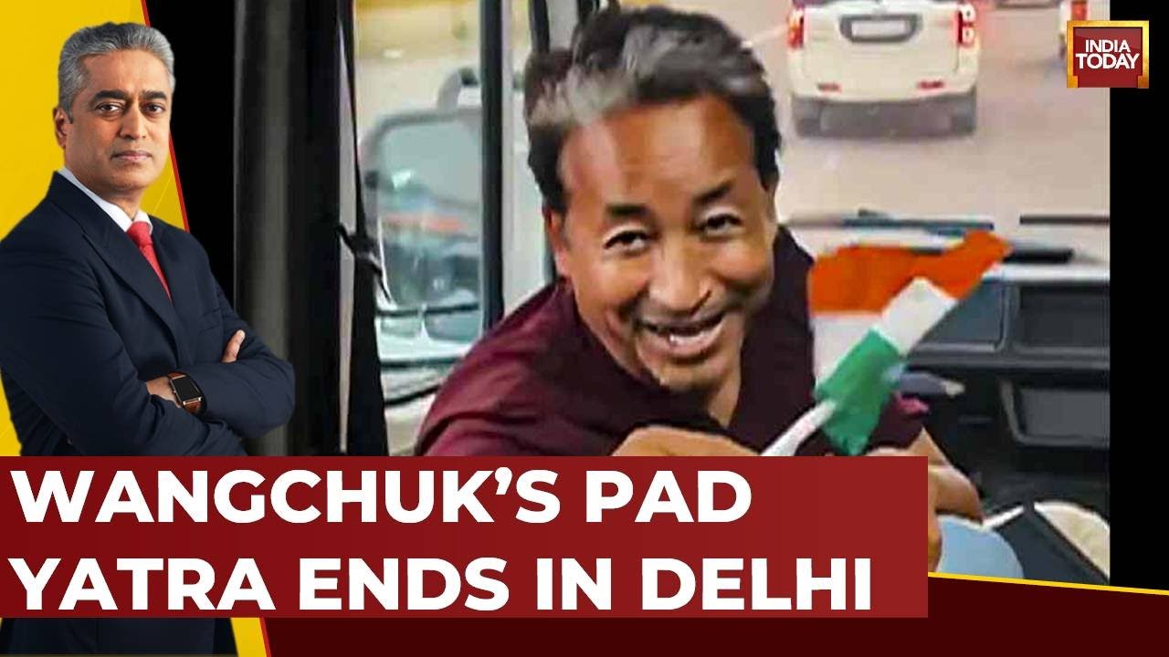 Sonam Wangchuk's Pad Yatra For Ladakh Autonomy And Climate Action Ends In Delhi | India Today