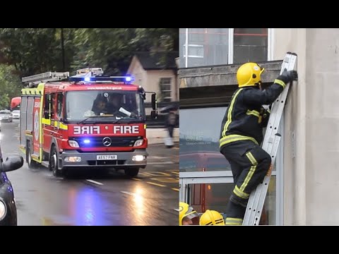 [Special Call!] London Fire Brigade - Mk2 pump A212 LFB Paddington Responding + On Scene!
