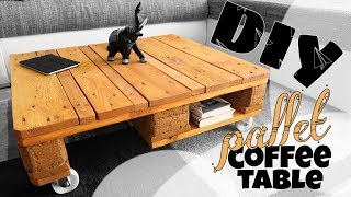 DIY – pallet coffee table EASY & CHEAP