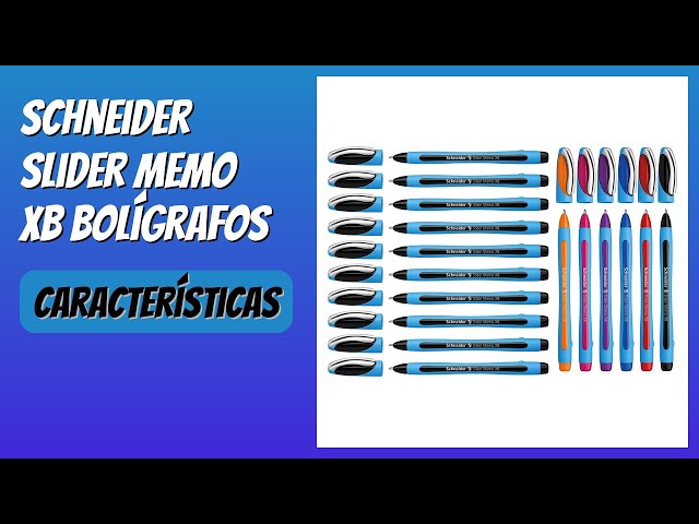 Vídeo relacionado con Schneider Topball 857 - Bolígrafo de punta redonda (punta de metal de 0,6 mm, 10 unidades, tinta negra)