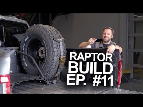 Mounting SDHQ's Chase Rack Spare Tire Carrier // 2024 Raptor Build Ep.11