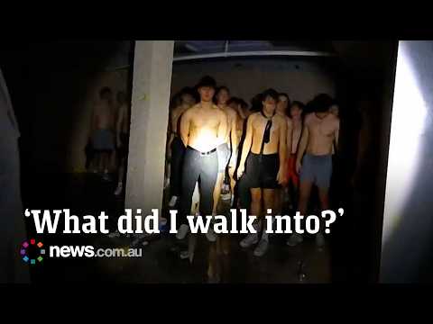 Police body cam vision reveals intense hazing ritual