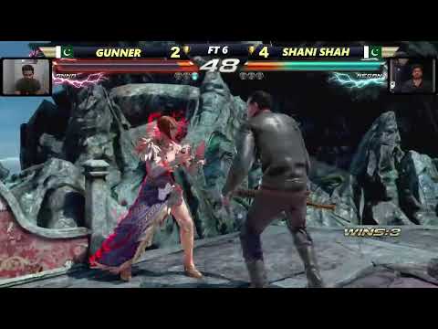 GUNNER VS SHANI SHAH ( FT 6 ) TEKKEN 7 FAISALABAD