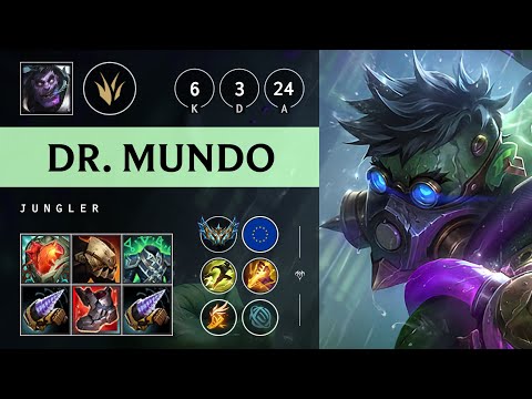 Dr. Mundo Jungle vs Viego - EUW Challenger Patch 25.08