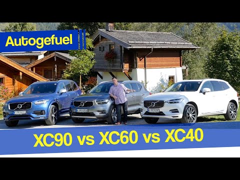 Volvo XC90 vs XC60 vs XC40 comparison REVIEW - Autogefuel