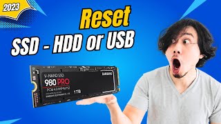 How to Reset SSD, Hard drive, or USB Drive to Factory Settings (2024)