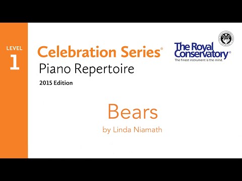 19) List B: “Bears” by Linda Niamath. RCM Piano 2015 Level 1