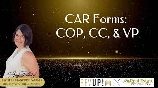 CAR Forms: COP, CC, & VP