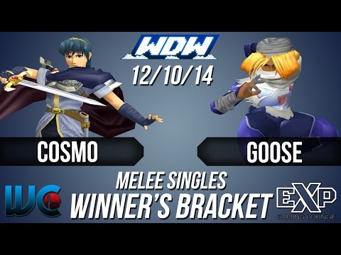 WDW 12/10/14 - Cosmo (Marth/Sheik) vs. Goose (Sheik) Melee Winner's Bracket