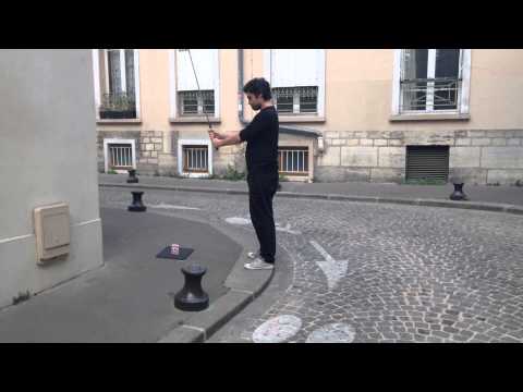 ZENith : The Golf routine - Amazing card trick with a golf club