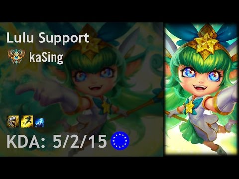Lulu Support vs Karma - kaSing - EUW Challenger Patch 7.1