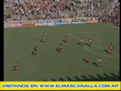 WWW.ELMASCANALLA.COM.AR - GOLAZO DE JUAN ANTONIO PIZZI A NIEVELS