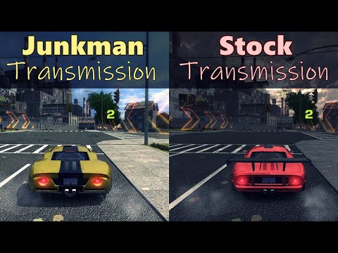 FORD GT Junkman Transmission VS Stock Transmission NFS MW Drag Race