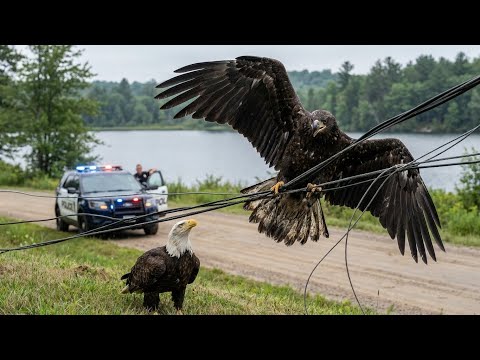 Baby Eagle Begged to Save His Mother — Miracle Happened When Someone Came to the Rescue