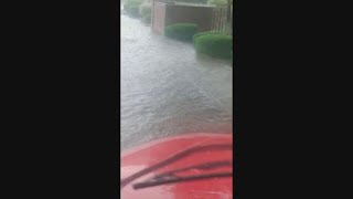Monsoon Rain Turns Santa Fe, NM Streets into Rivers