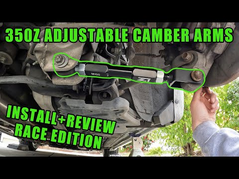 How to install 350z REAR CAMBER ARM |  RACE EDITION Z1 MOTORSPORTS REVIEW