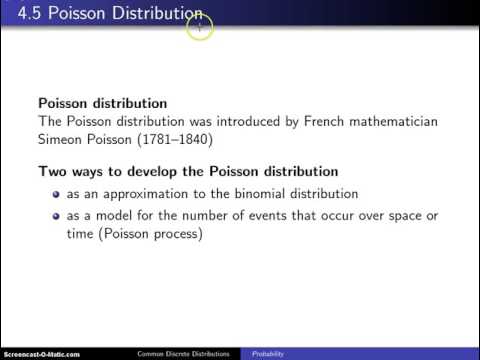 Poisson distribution introduction